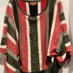 Ladies Gold Flava Metallic Glitter Sweater Plus Size 28